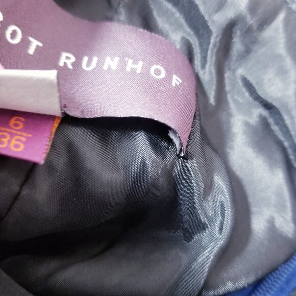 Talbot Runhof Silk Blend Off Shoulder Lace Ruched Cocktail Dress - Picture 5 of 13